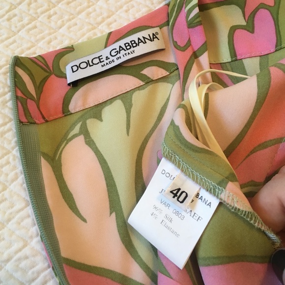 Dolce & Gabbana Silk Stretch Dress, US 4 / IT 40 - Picture 2 of 11